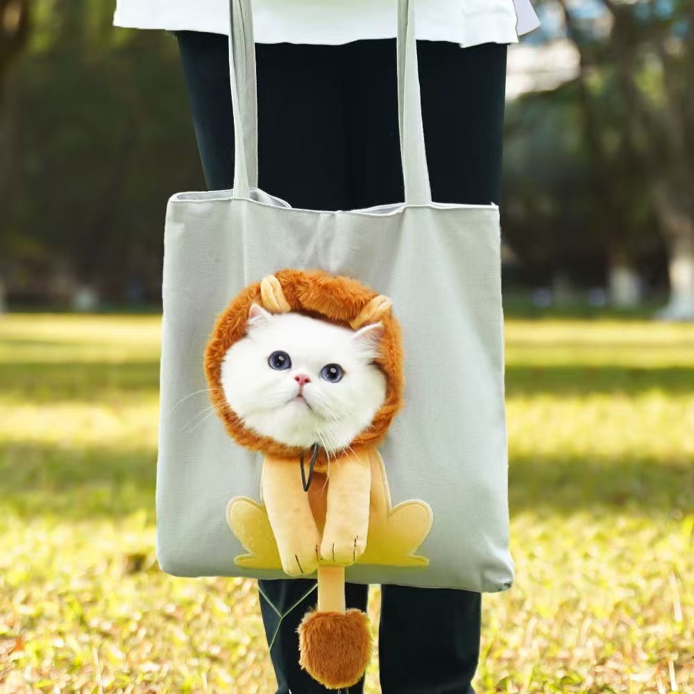 Kylora™ BeeCarry Canvas Pet Carrier Tote