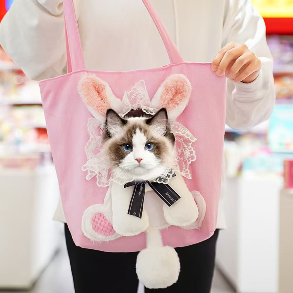 Kylora™ BeeCarry Canvas Pet Carrier Tote
