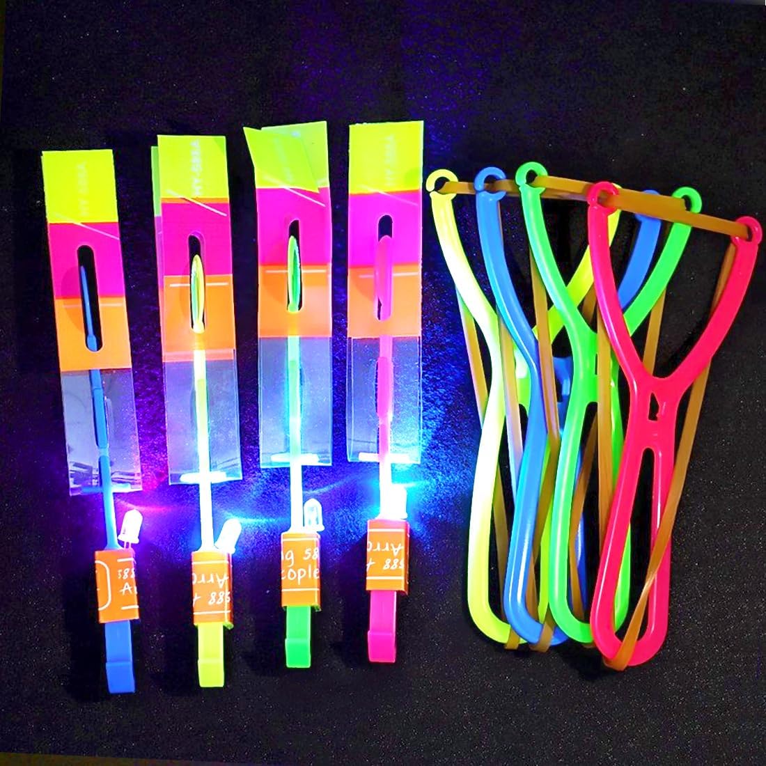 Kylora™ LED Flying Helicopter Slingshot Toy