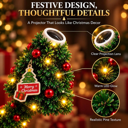 Kylora™ USB Christmas Tree Projector Light