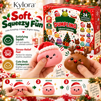 Kylora™ DumplingJoy Squishy Advent Calendar