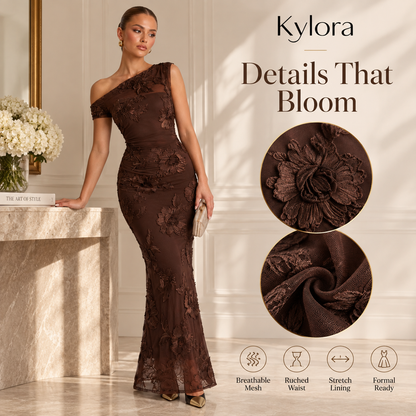 Kylora™ Fleuréa 3D Floral Mesh Dress