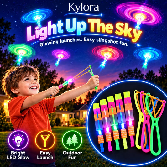 Kylora™ LED Flying Helicopter Slingshot