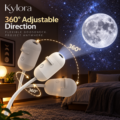 Kylora™ GalaxyGlow 2-in-1 Night Light Projector