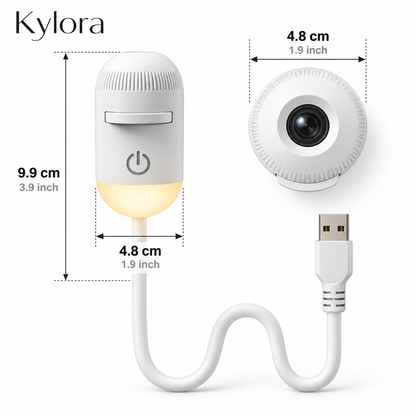 Kylora™ GalaxyGlow 2-in-1 Night Light Projector