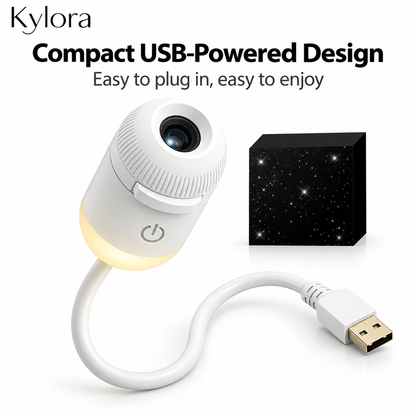 Kylora™ GalaxyGlow 2-in-1 Night Light Projector