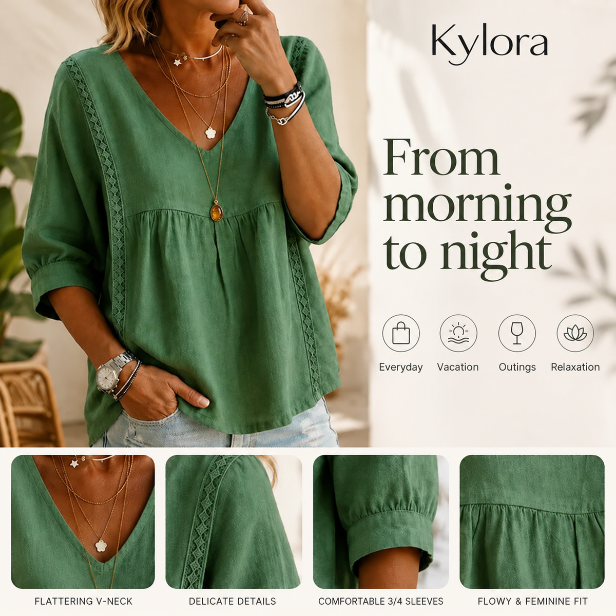 Kylora™ BellaLace Blouse