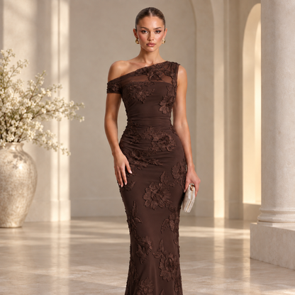 Kylora™ Fleuréa 3D Floral Mesh Dress