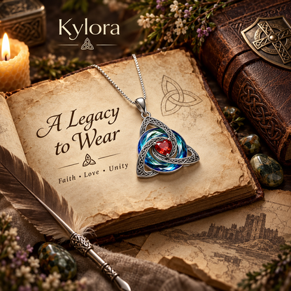 Kylora™ Birthstone Celtic Knot Necklace