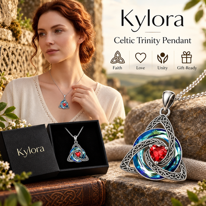 Kylora™ Birthstone Celtic Knot Necklace