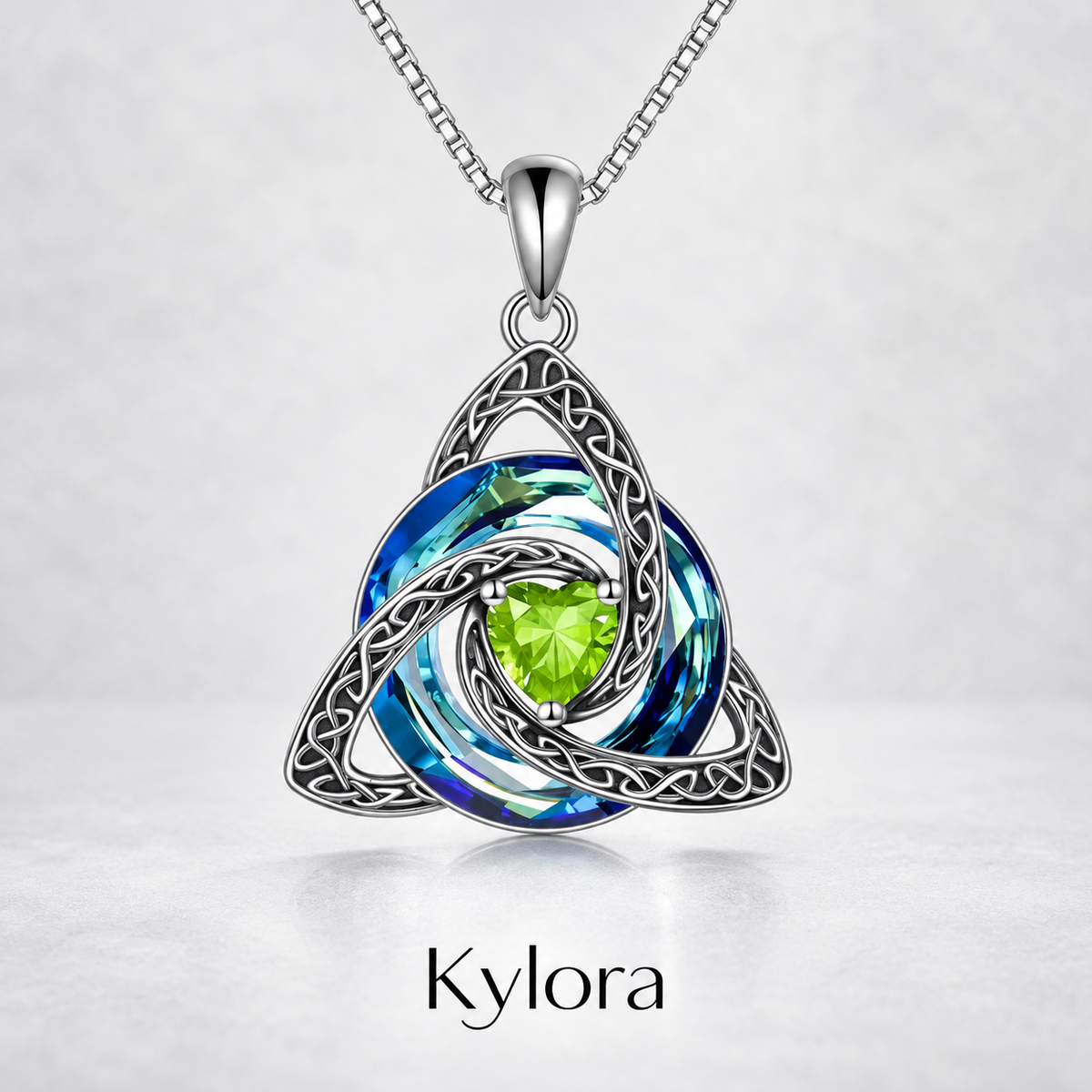 Kylora™ Birthstone Celtic Knot Necklace