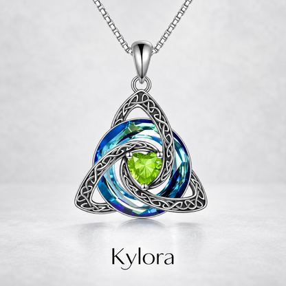 Kylora™ Birthstone Celtic Knot Necklace