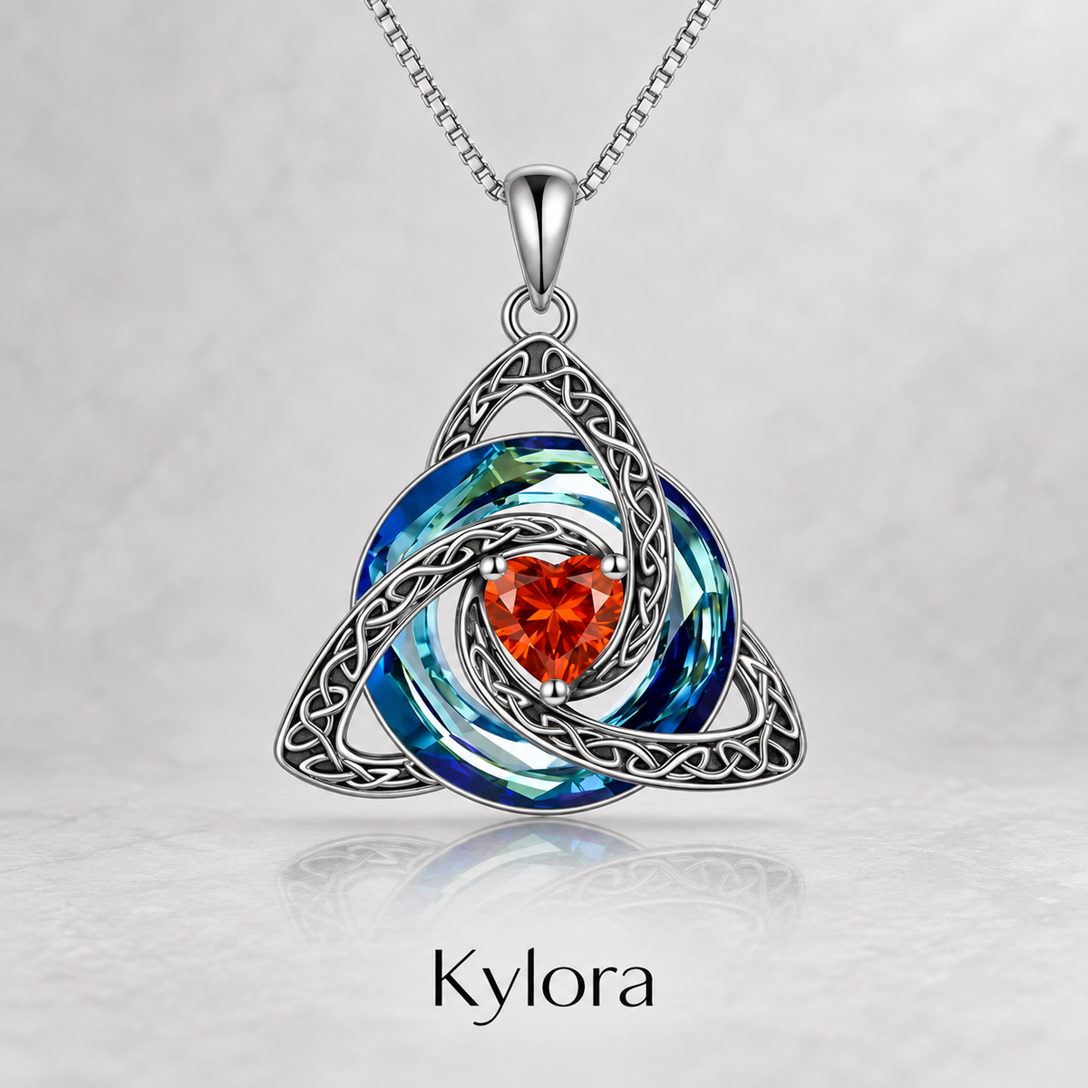 Kylora™ Birthstone Celtic Knot Necklace