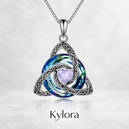 Kylora™ Birthstone Celtic Knot Necklace