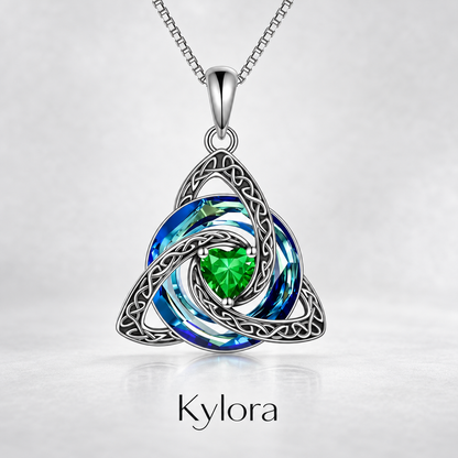 Kylora™ Birthstone Celtic Knot Necklace