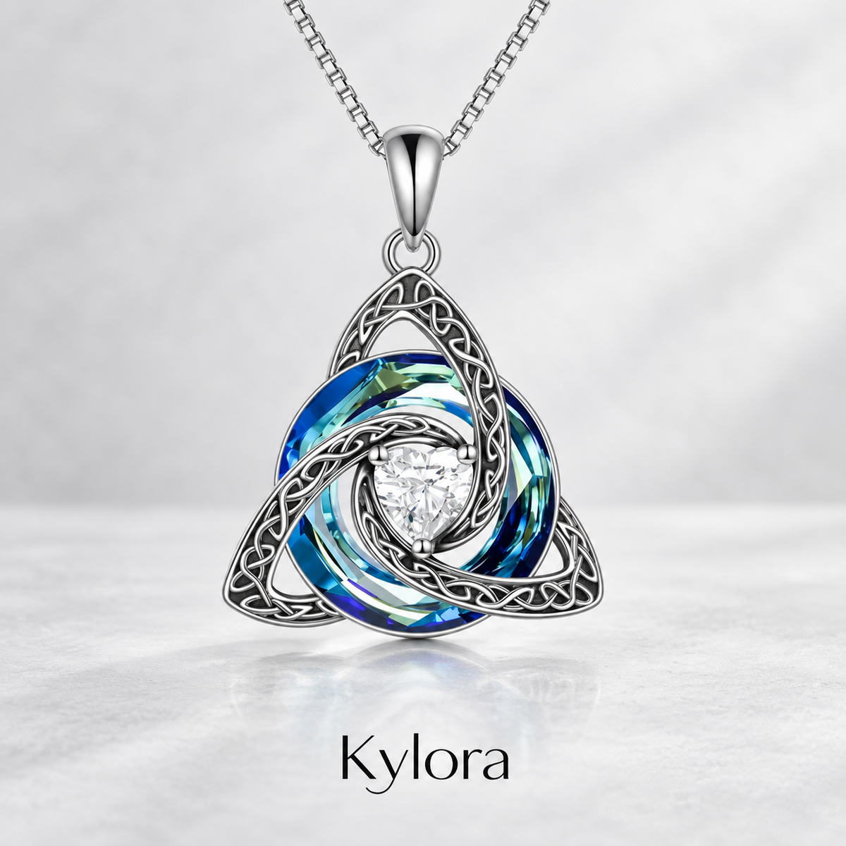 Kylora™ Birthstone Celtic Knot Necklace