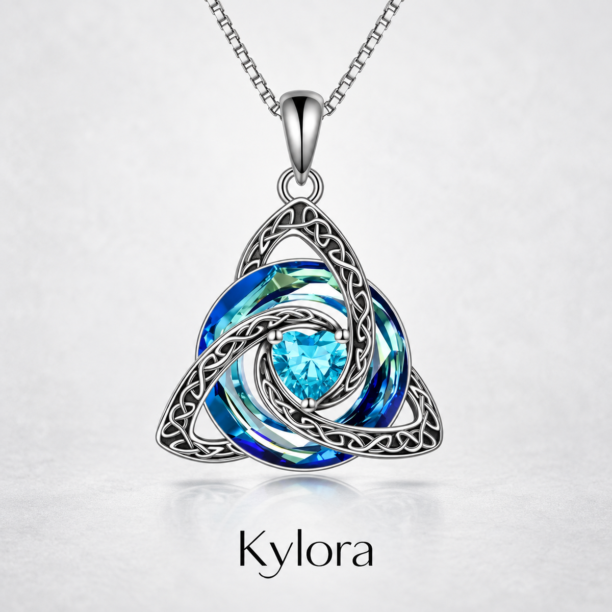 Kylora™ Birthstone Celtic Knot Necklace