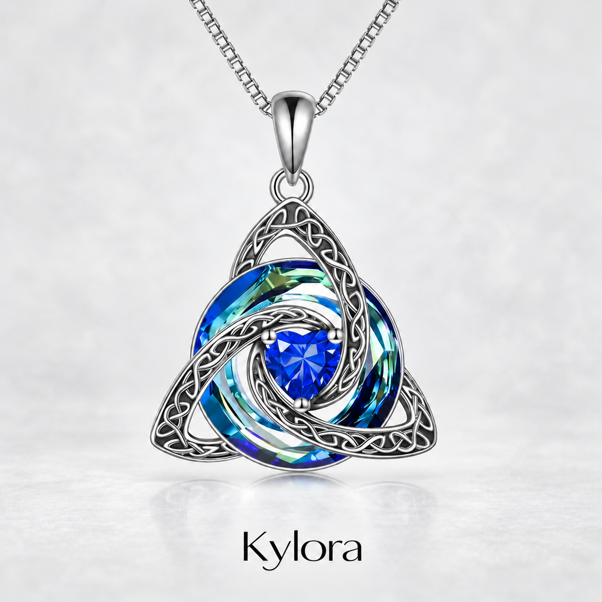 Kylora™ Birthstone Celtic Knot Necklace