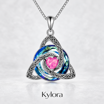 Kylora™ Birthstone Celtic Knot Necklace