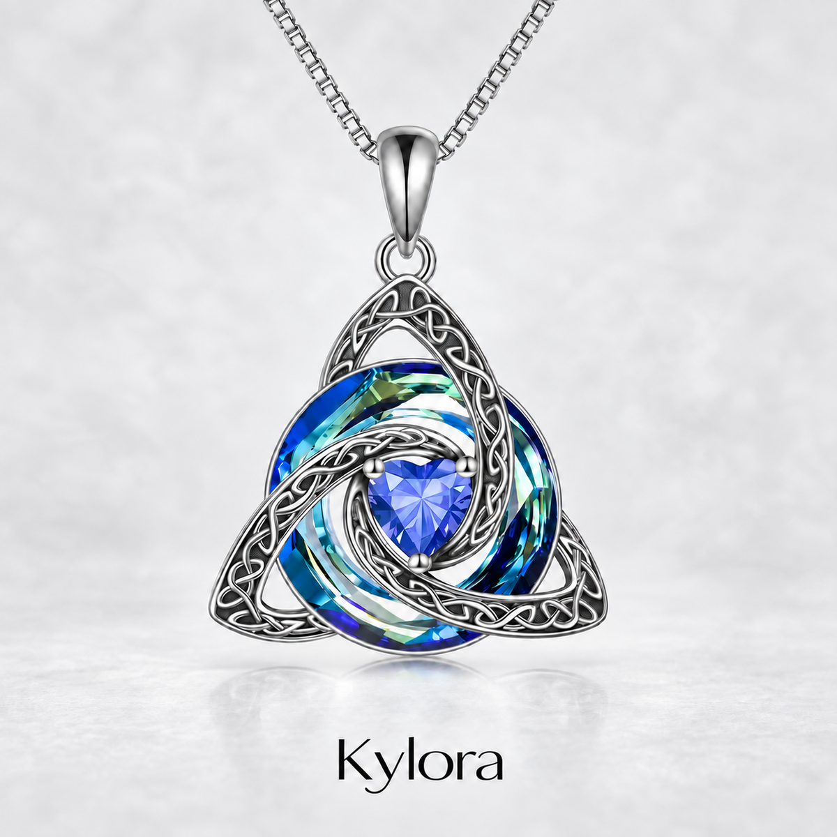 Kylora™ Birthstone Celtic Knot Necklace