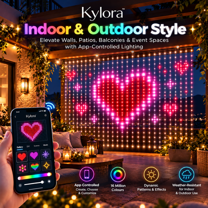 Kylora™ Smart LED Curtain Lights