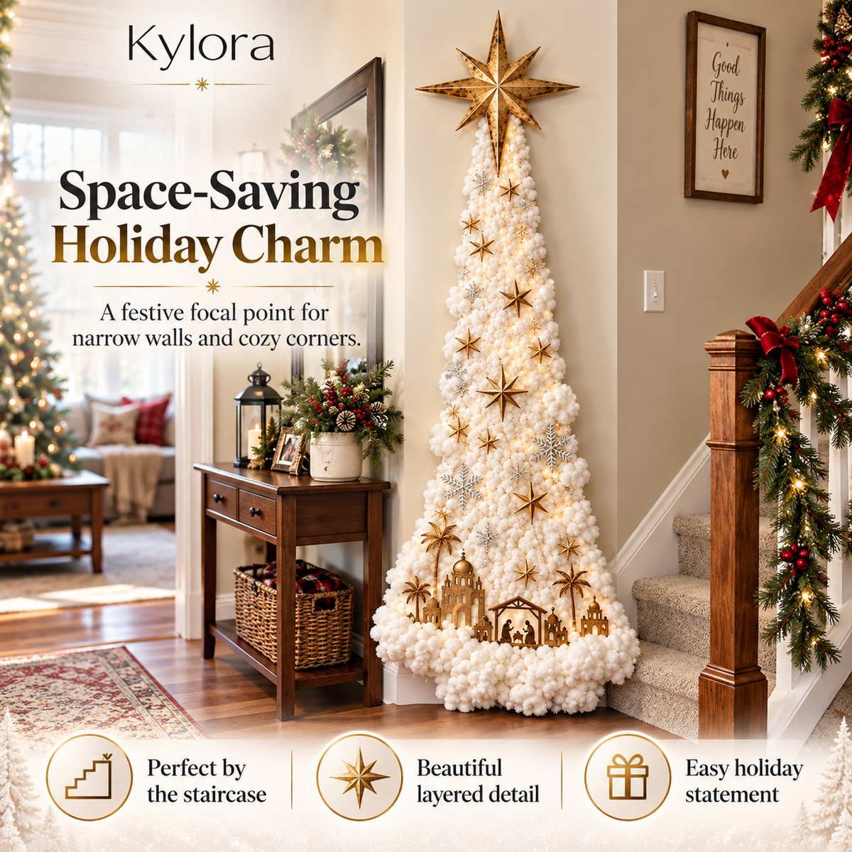 Kylora™ Christmas Magic Trail Wall Light