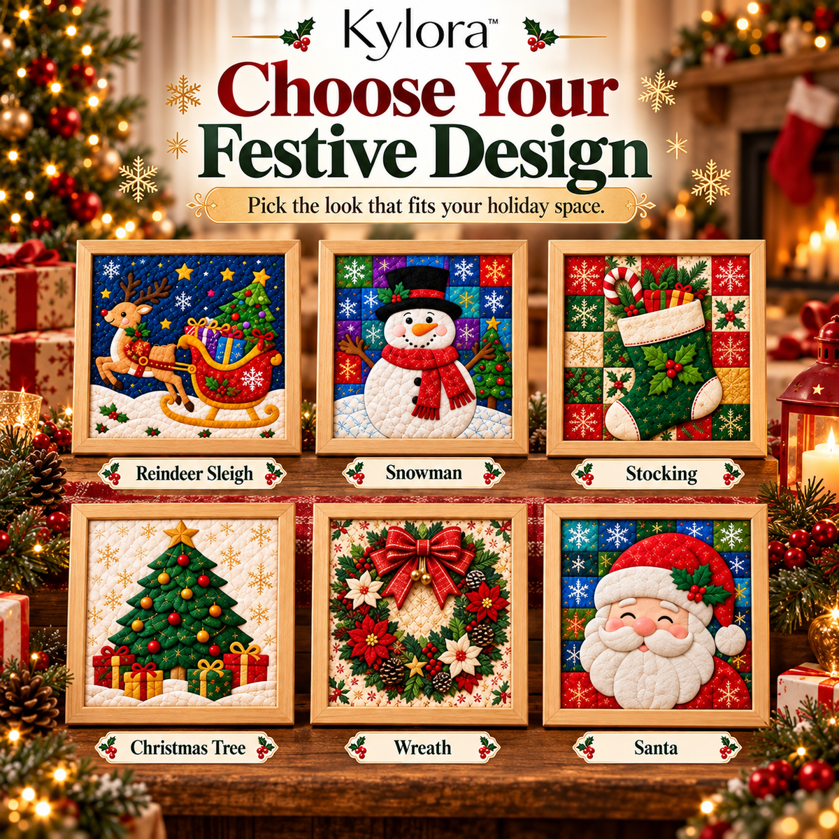 Kylora™ DIY Fabric Patchwork Art Kit