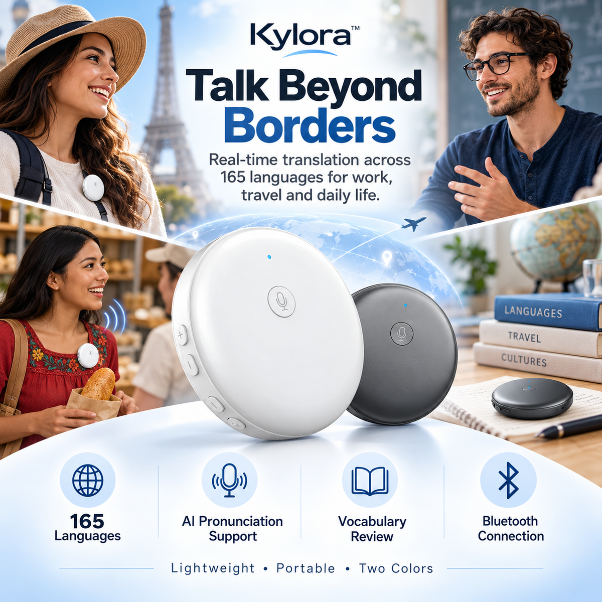 Kylora™ AI Real-Time Translation Pen