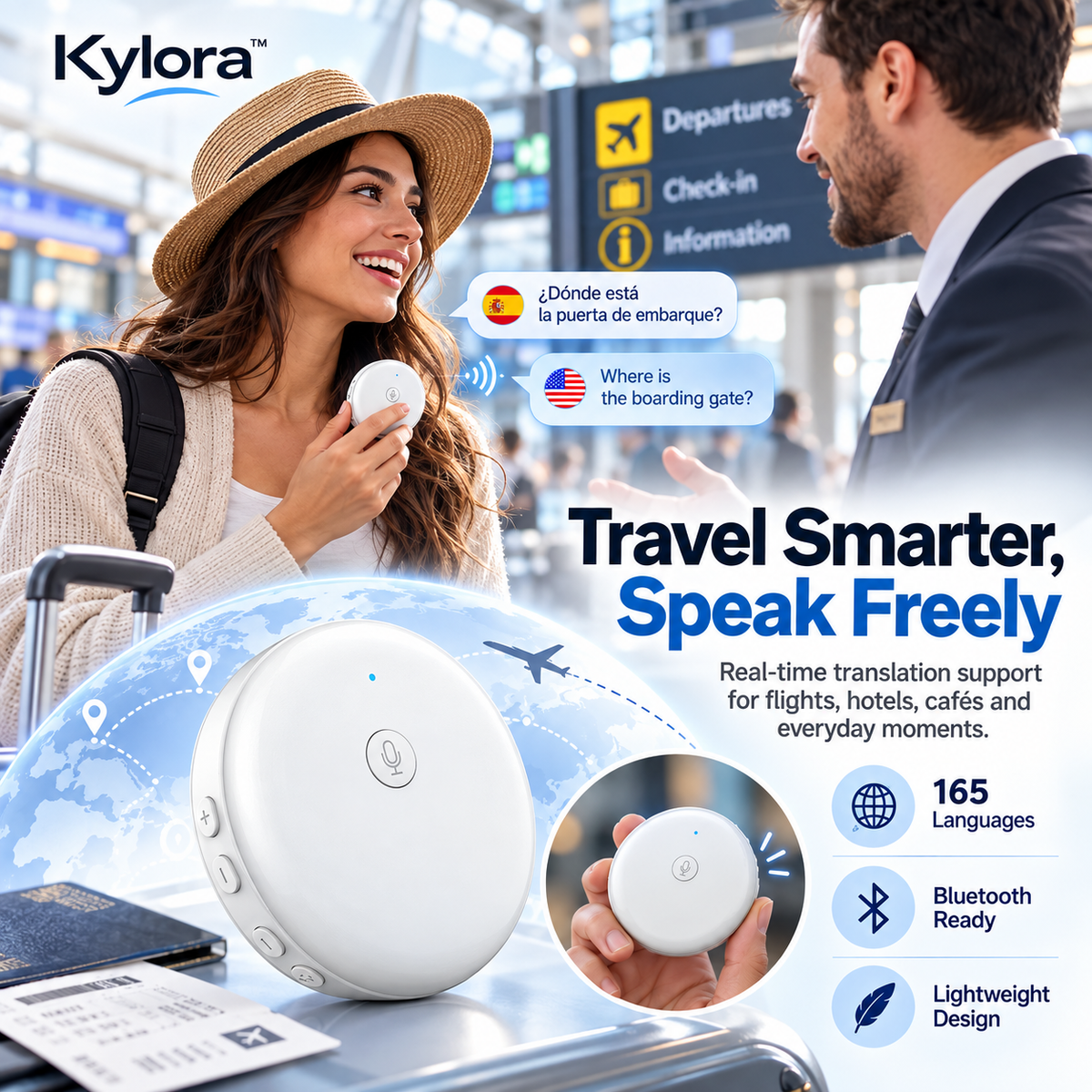Kylora™ AI Real-Time Translation Pen