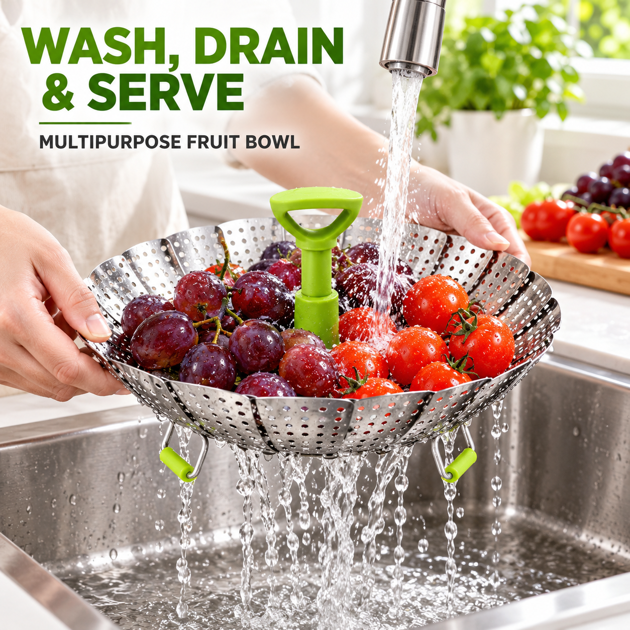Kylora™ FoldFresh Steamer Basket