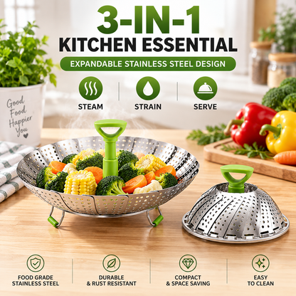Kylora™ FoldFresh Steamer Basket