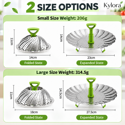 Kylora™ FoldFresh Steamer Basket