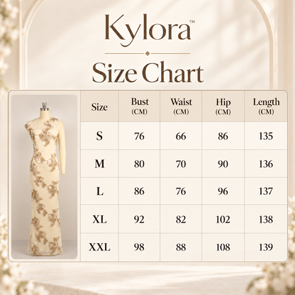 Kylora™ Fleuréa 3D Floral Mesh Dress