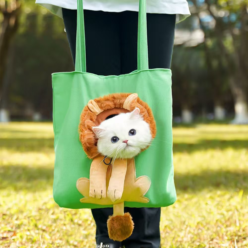Kylora™ BeeCarry Canvas Pet Carrier Tote