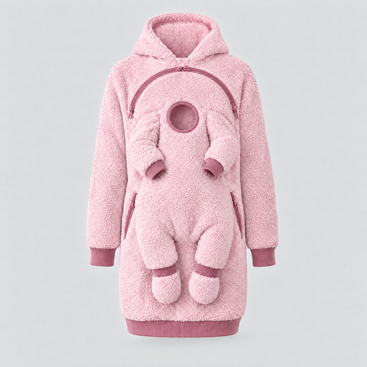 Kylora™ CozyCarry Sherpa Babywearing Hoodie product image 8