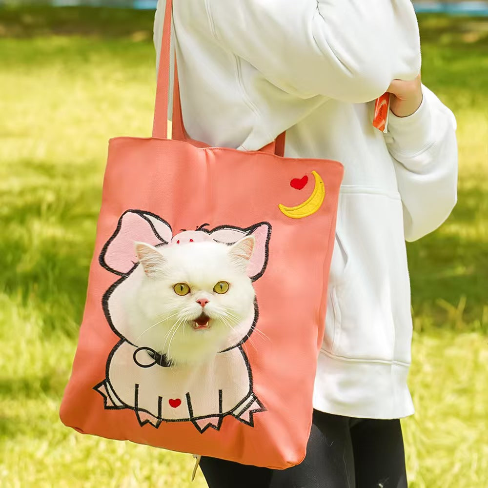 Kylora™ BeeCarry Canvas Pet Carrier Tote